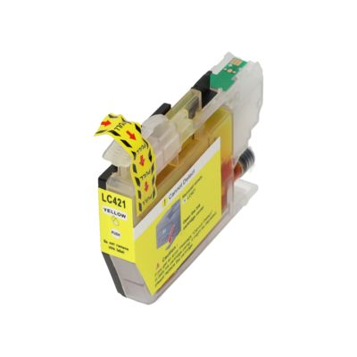 Cartouche compatible Brother LC-421Y - Jaune