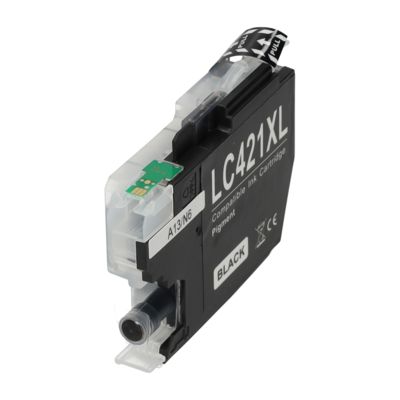 Cartouche compatible Brother LC-421XLBK - Noir - Grande capacité