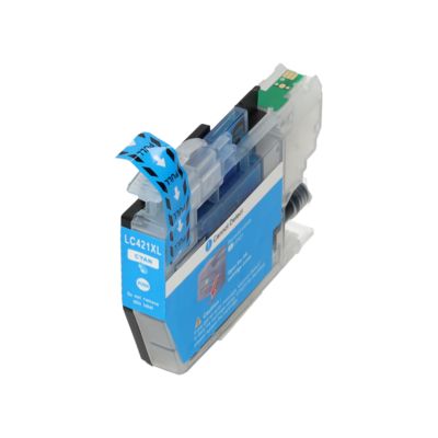 Cartouche compatible Brother LC-421XLC - Cyan - Grande capacité
