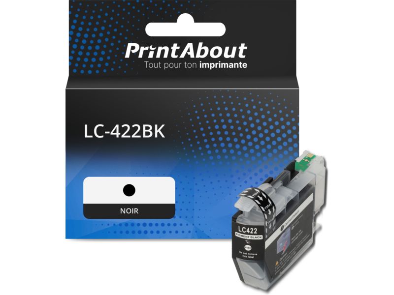 Cartouche compatible Brother LC-422BK - Noir