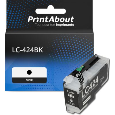 Cartouche compatible Brother LC-424BK - Noir