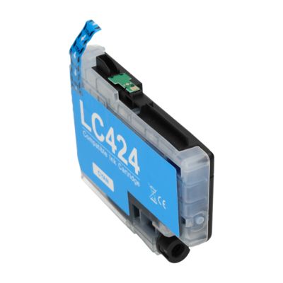 Cartouche compatible Brother LC-424C - Cyan