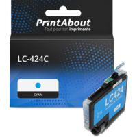 Cartouche compatible Brother LC-424C - Cyan