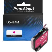 Cartouche compatible Brother LC-424M - Magenta