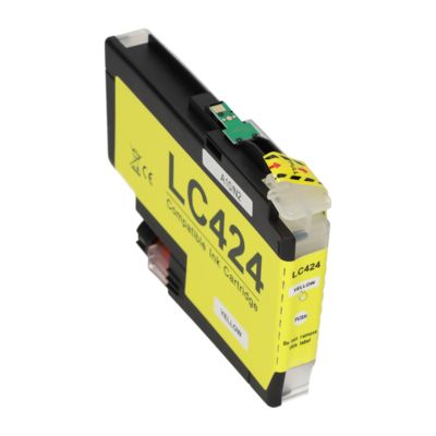 Cartouche compatible Brother LC-424Y - Jaune