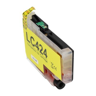 Cartouche compatible Brother LC-424Y - Jaune