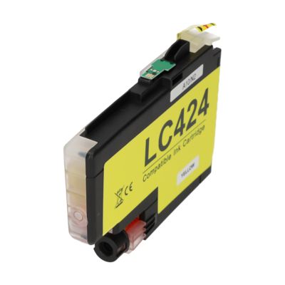 Cartouche compatible Brother LC-424Y - Jaune