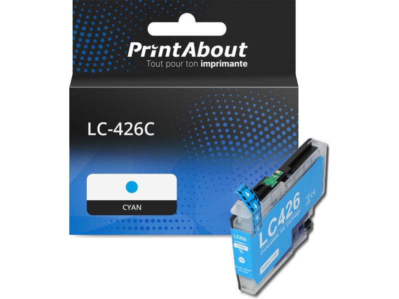 Cartouche compatible Brother LC-426C - Cyan