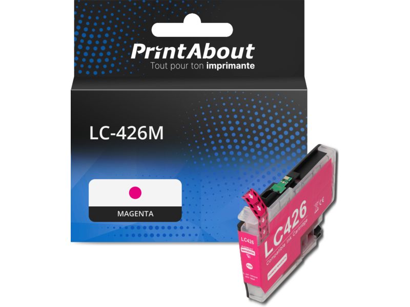 Cartouche compatible Brother LC-426M - Magenta