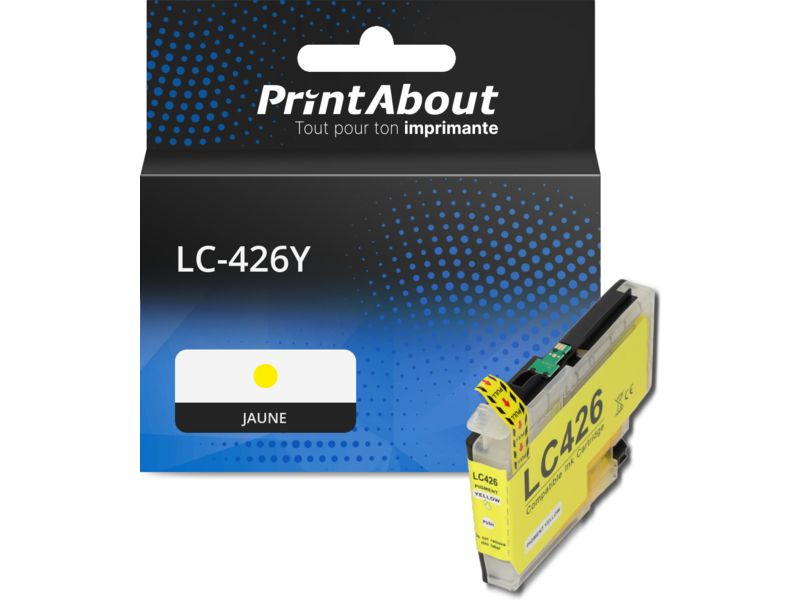 Cartouche compatible Brother LC-426Y - Jaune