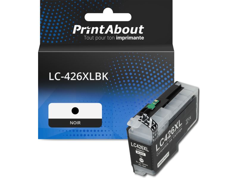 Cartouche compatible Brother LC-426XLBK - Noir - Grande capacité