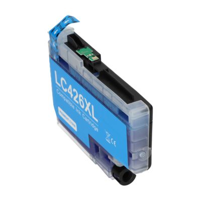 Cartouche compatible Brother LC-426XLC - Cyan - Grande capacité