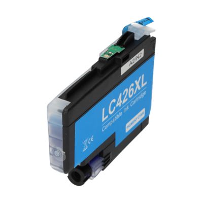 Cartouche compatible Brother LC-426XLC - Cyan - Grande capacité