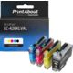 Cartouche compatible Brother LC-426XLVAL - 4 couleurs - Grande capacité - Multipack