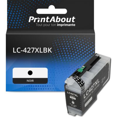 Cartouche compatible Brother LC-427XLBK - Noir - Grande capacité