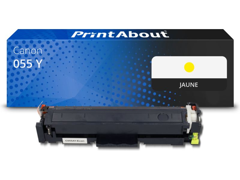 Toner compatible Canon 055 Y - Jaune