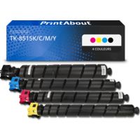 Toner compatible Kyocera TK-8515K/C/M/Y - 4 couleurs - Multipack