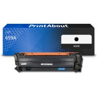 Toner compatible HP 659A (W2010A) - Noir