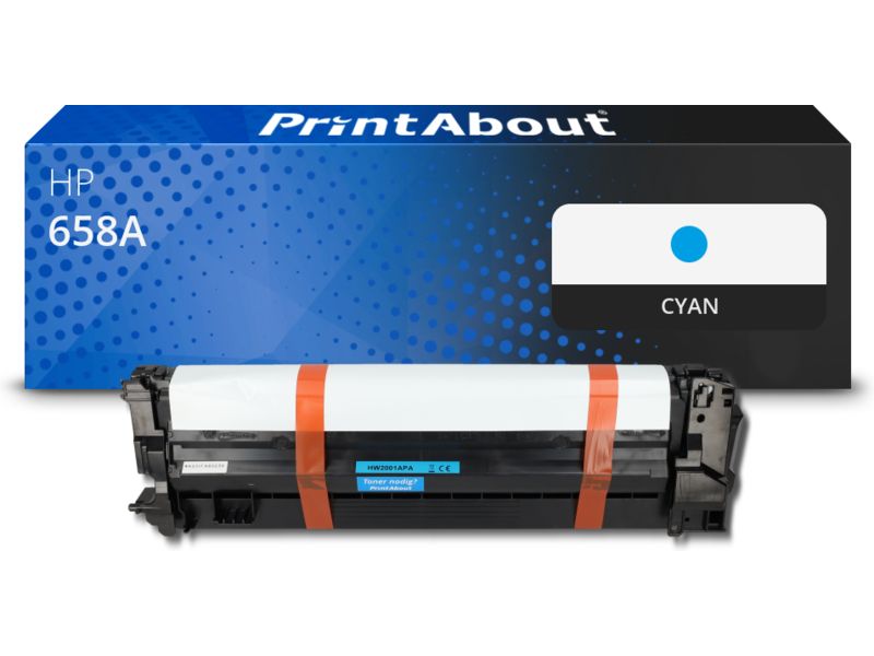 Toner compatible HP 658A (W2001A) - Cyan