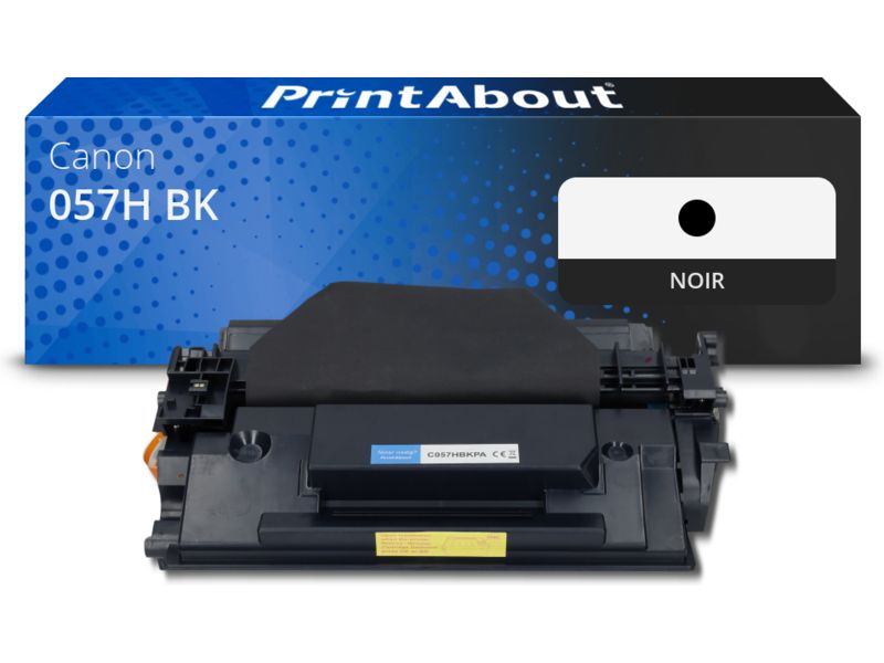 Toner compatible Canon 057H BK - Noir