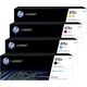 HP 415X (W2030/31/32/33X) - 4 couleurs - Toner - Grande capacité - Multipack