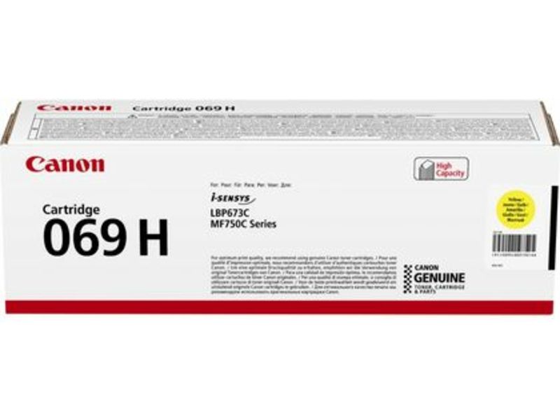 Canon 069H Y Toner Geel Hoge capaciteit