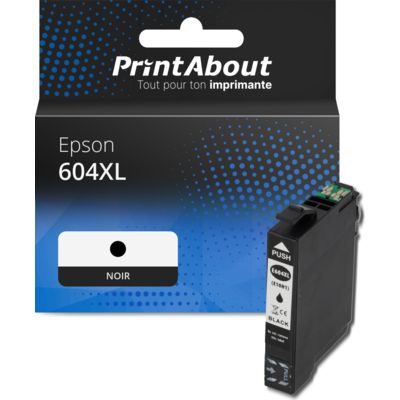 Cartouche compatible Epson 604XL (C13T10H14010) - Noir - Grande capacité