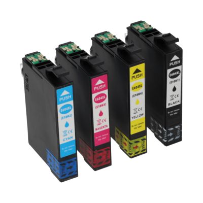 Cartouche compatible Epson 604XL (C13T10H64010) - 4 couleurs - Grande capacité - Multipack