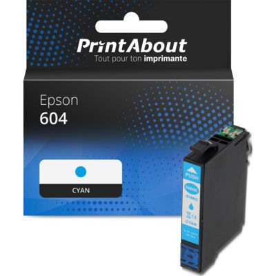 Cartouche compatible Epson 604 (C13T10G24010) - Cyan