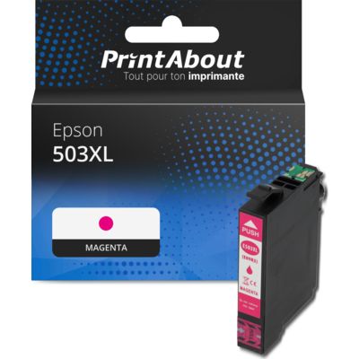 Cartouche compatible Epson 503XL (C13T09R34010) - Magenta - Grande capacité
