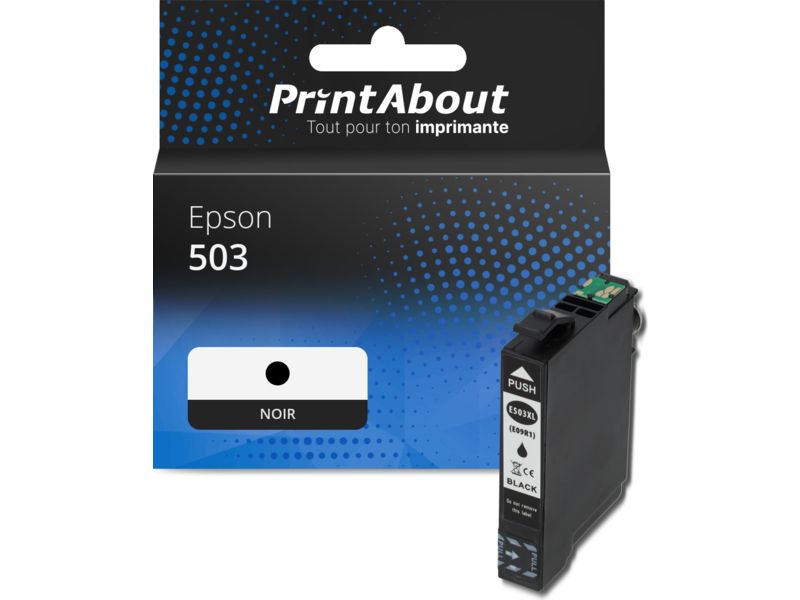 Cartouche compatible Epson 503 (C13T09Q14010) - Noir