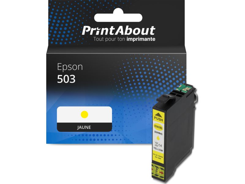 Cartouche compatible Epson 503 (C13T09Q44010) - Jaune