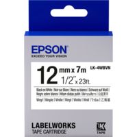 Epson LK-4WBVN - Noir sur blanc - Ruban