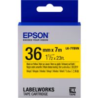 Epson LK-7YBVN - Noir sur jaune - Ruban