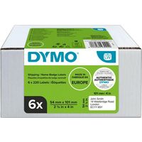 Dymo 2093092 (6 stuks) - Noir sur blanc - Étiquette