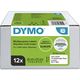 Dymo 2093095 (12 stuks) - Noir sur blanc - Étiquette