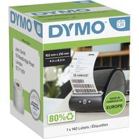 Dymo 2166659 - Noir sur blanc - Étiquette