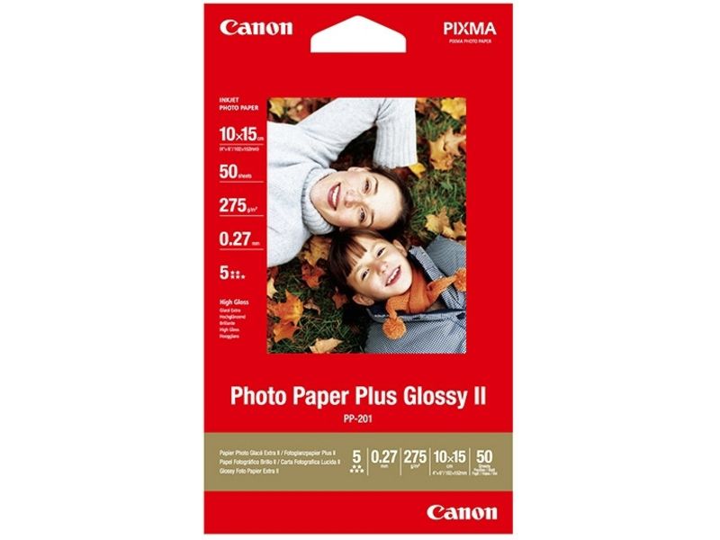 Canon PP-201 photo paper plus glossy II 10 x 15 cm (50 vel) Fotopapier