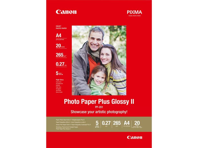Canon PP-201 Glossy ll (2311B019) (A4) Fotopapier
