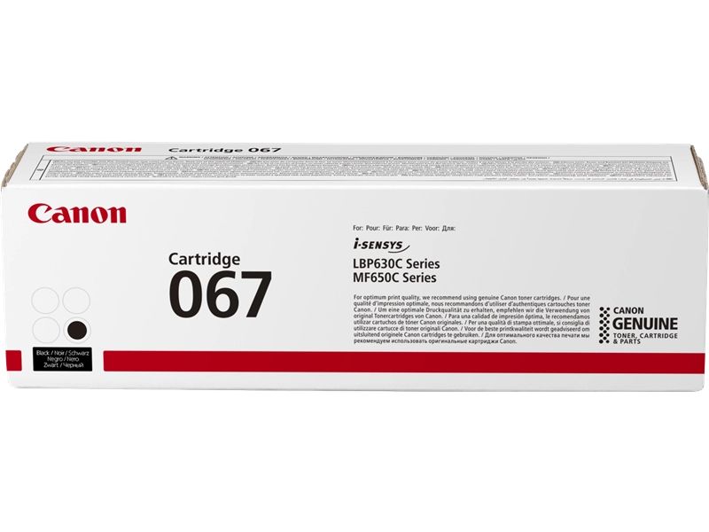 Canon 067 BK Toner Zwart