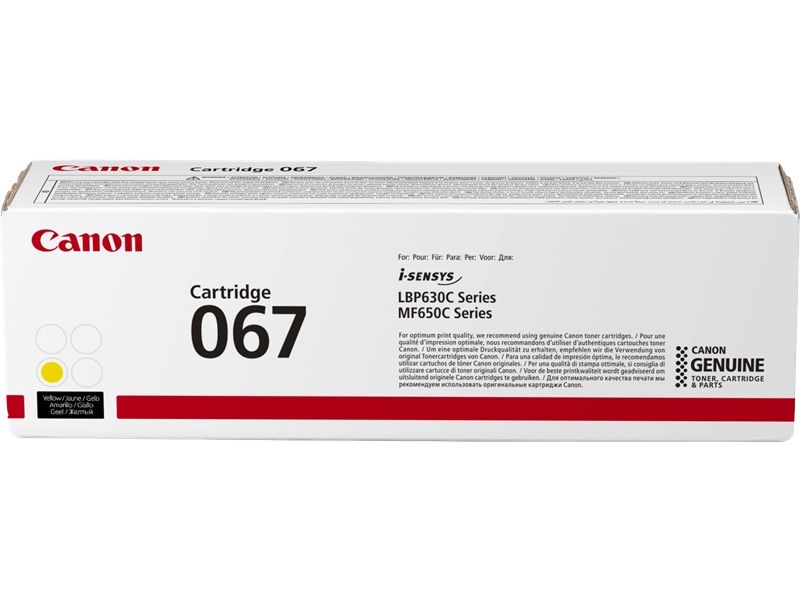 Canon 067 Y Toner Geel