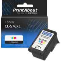 Cartouche compatible Canon CL-576XL - 3-couleurs - Grande capacité