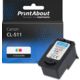 Cartouche compatible Canon CL-511 - 3-couleurs
