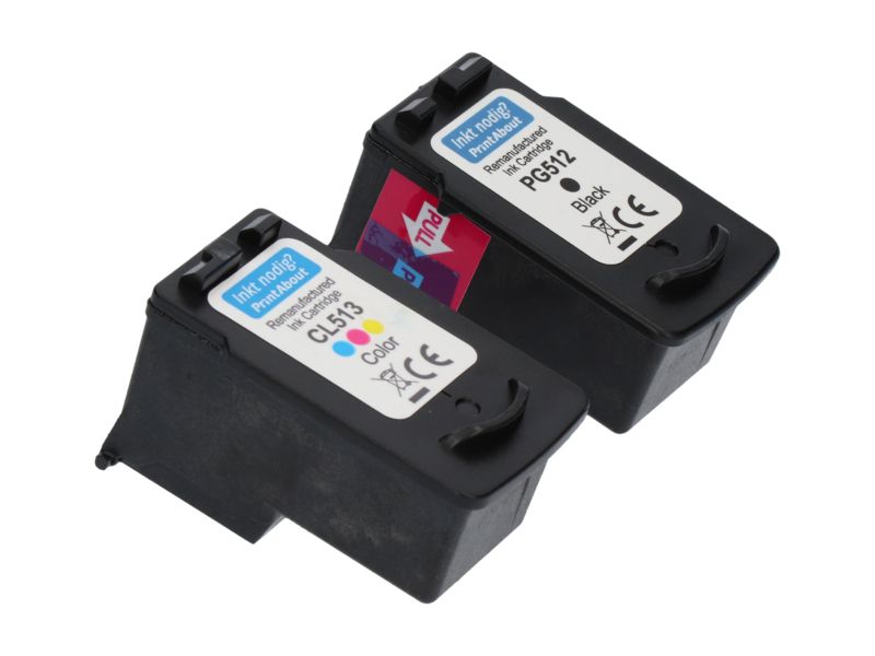 Cartouches D'encre Compatibles Canon PG-510 Noir Et CL-511 Couleur - Pour Pixma MP272, IP2700, Etc.