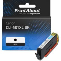 Cartouche compatible Canon CLI-581XL BK - Noir - Grande capacité