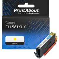 Cartouche compatible Canon CLI-581XL Y - Jaune - Grande capacité