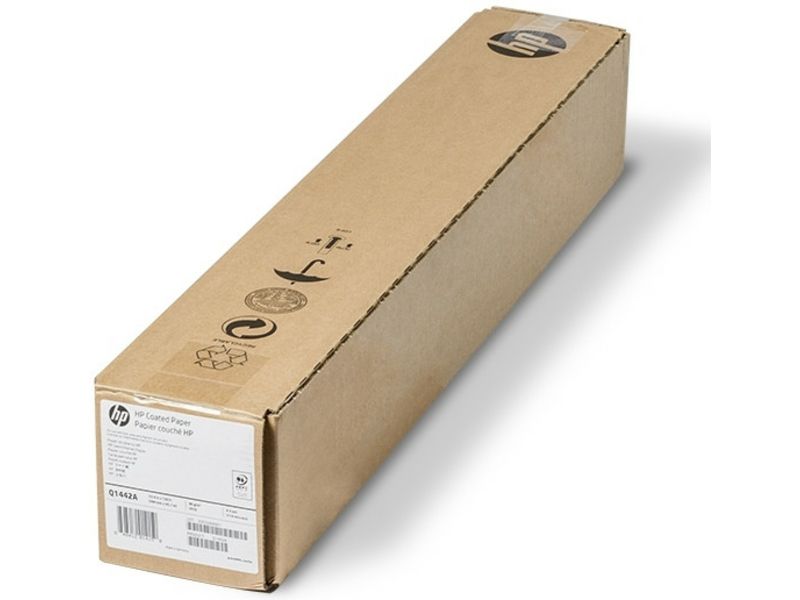 HP  q1442a - papier couch&eacute; (rouleau de 594 mm x 45,7 m) Q1442A