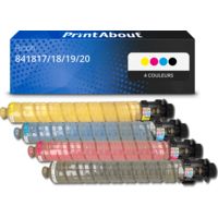 Toner compatible Ricoh 841817/18/19/20 (MP C3503) - 4 couleurs - Multipack