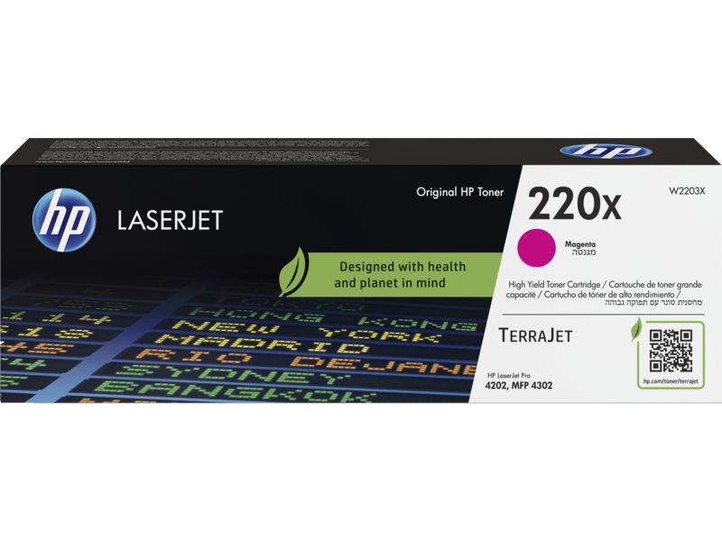 HP 220X (W2203X) Toner Magenta Hoge capaciteit