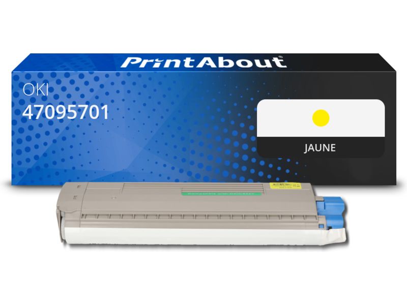 Toner compatible OKI 47095701 - Jaune